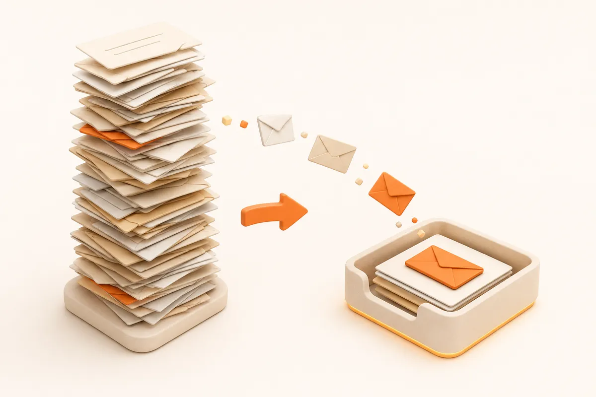 Inbox triage workflow sorting email and drafting replies for approval
